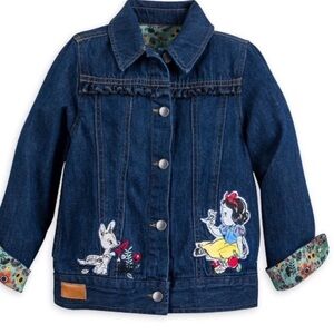 🌟 RARE Disney Snow White Denim Jacket – Girls Size 4 🍎✨